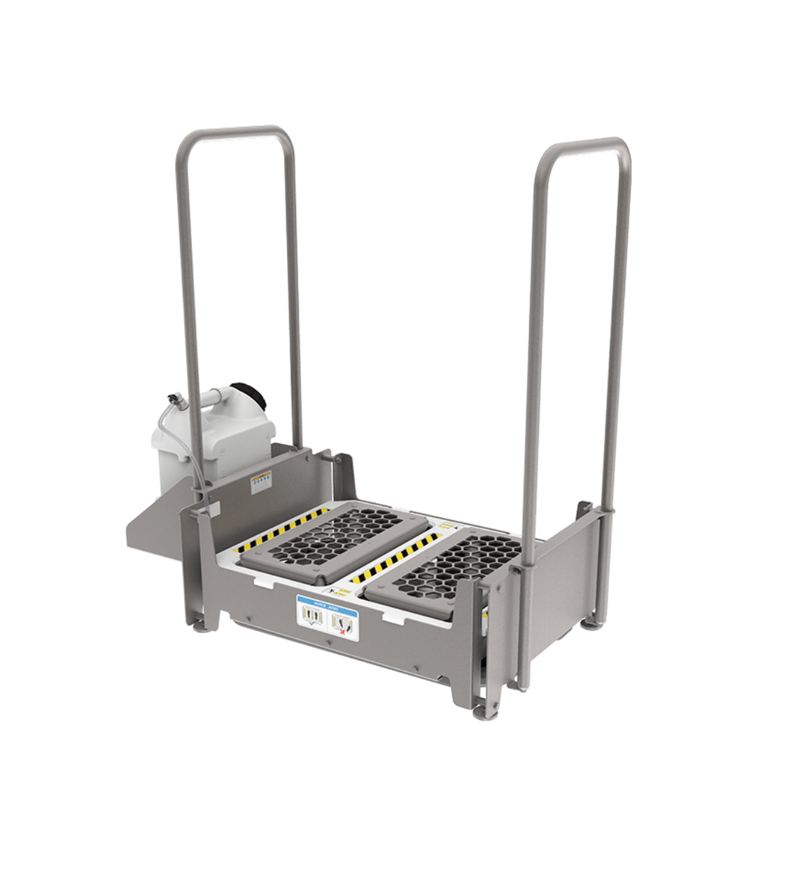 Airless Walk-Through Footwear Sanitizing Unit