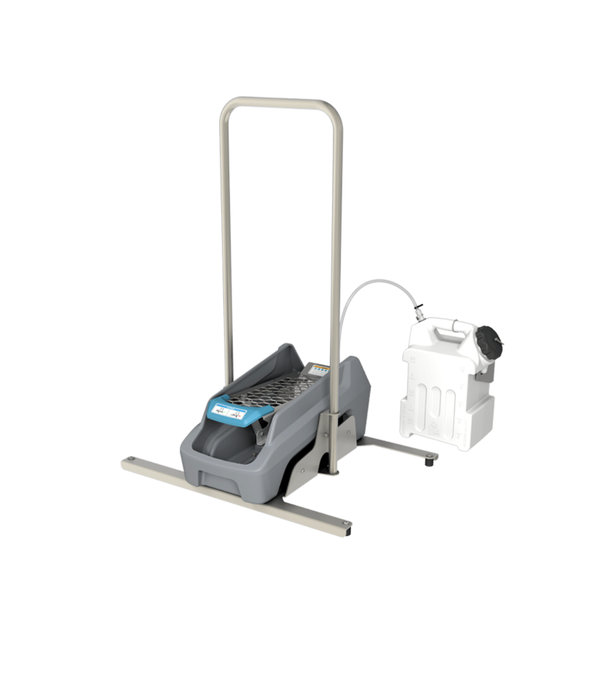 Airless Footwear Sanitizing Unit with Standalone Handle