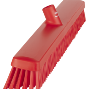 Heavy-Duty Push Broom, 24.4", Soft/stiff