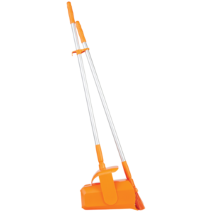 Lobby Dustpan w/Broom, 14.6"