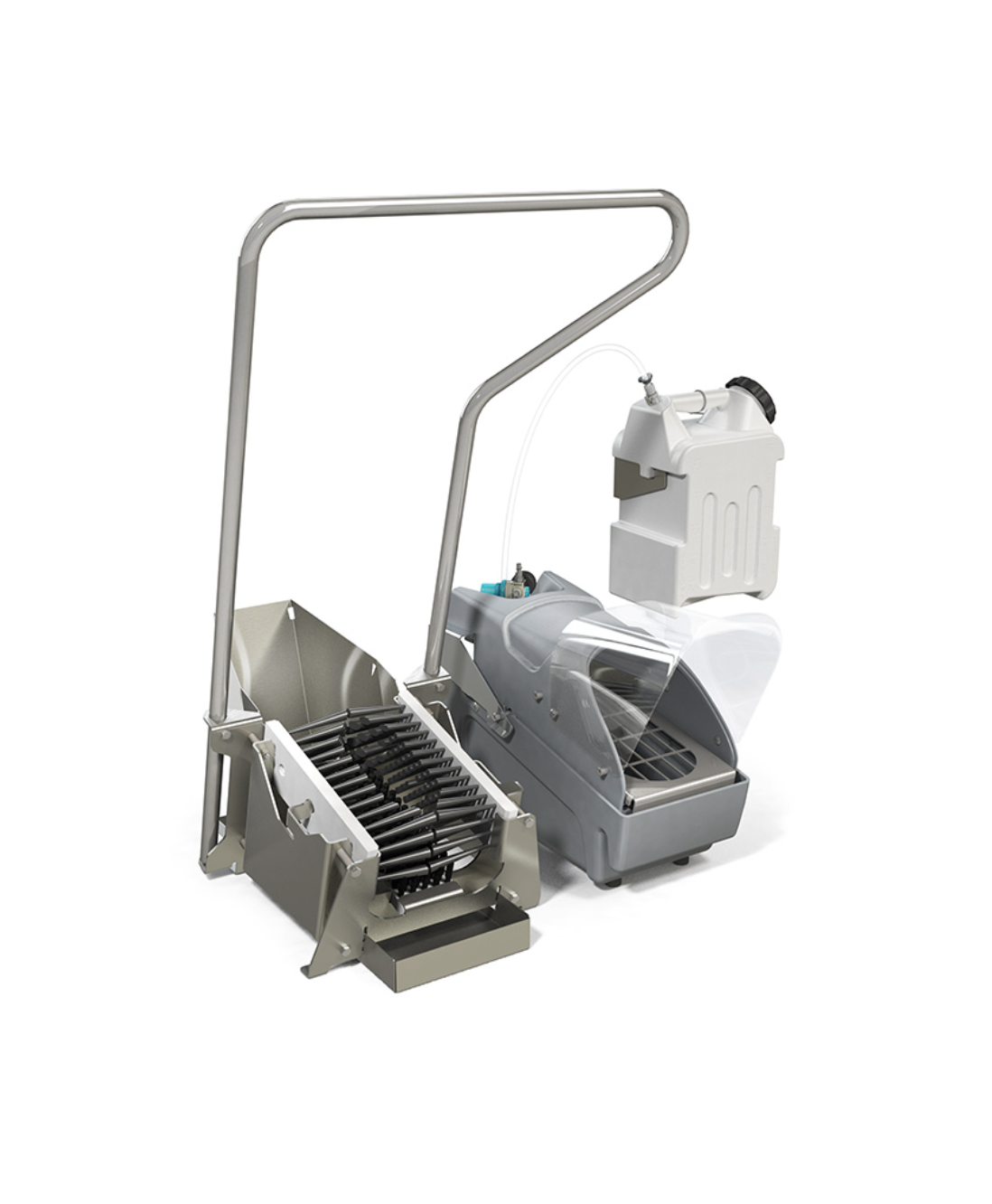 Footwear Sanitizing Unit with Boot Scrubber