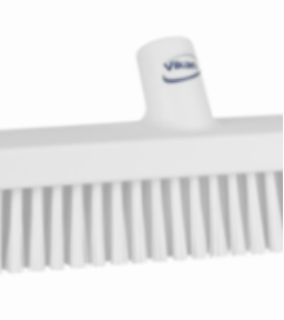 Heavy-Duty Push Broom, 24.4", Soft/stiff