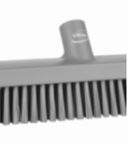 Heavy-Duty Push Broom, 24.4", Soft/stiff