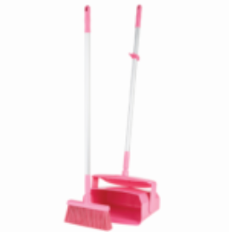 Lobby Dustpan w/Broom, 14.6"