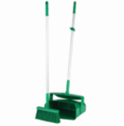 Lobby Dustpan w/Broom, 14.6"