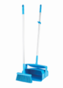 Lobby Dustpan w/Broom, 14.6"