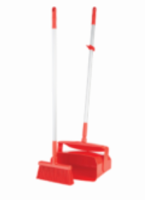 Lobby Dustpan w/Broom, 14.6"