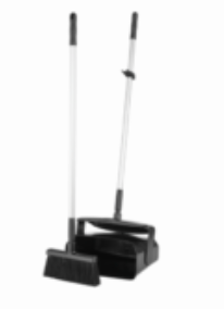 Lobby Dustpan w/Broom, 14.6"