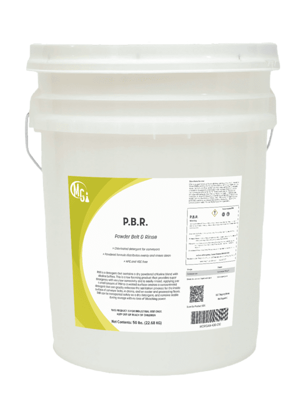 P.B.R. Powder Belt & Rinse, 50 lbs.