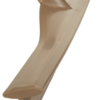 Brown plastic floor squeegee blade.