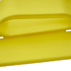 Close up of yellow plastic handle.